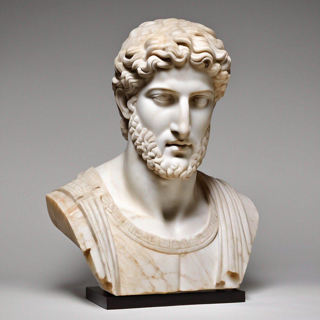 Roman Marble Bust Me